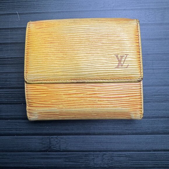 Louis Vuttion Yellow Epi Trifold Wallet - Picture 1 of 10